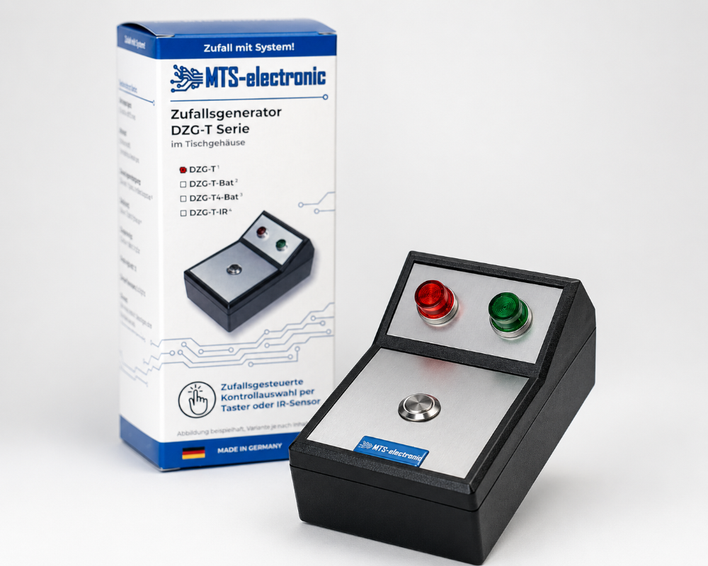 MTS-electronic Zufallsgenerator DZG-T mit Verpackung